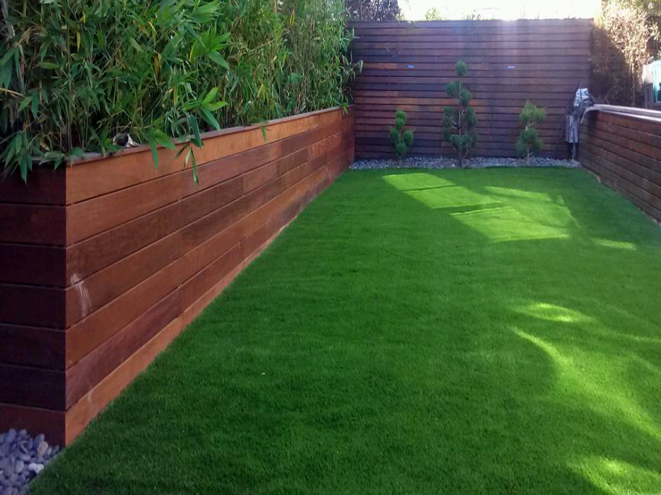 Artificial Lawn Menifee California Landscape Rock Backyard