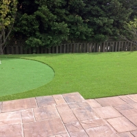 Artificial Grass Carpet Cathedral City, California Putting Green Flags, Backyard