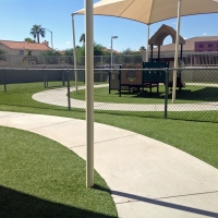 Faux Grass Alpine Village, California Playground Turf, Commercial Landscape