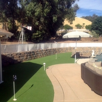 Plastic Grass Palm Desert, California Putting Green Turf, Small Backyard Ideas