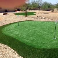 Synthetic Grass Mira Loma, California Backyard Putting Green, Beautiful Backyards