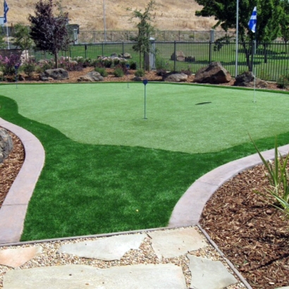 Artificial Grass Desert Edge, California Best Indoor Putting Green, Backyard Garden Ideas