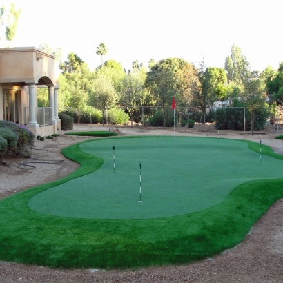 How To Install Artificial Grass Coachella, California Golf Green, Backyard Design