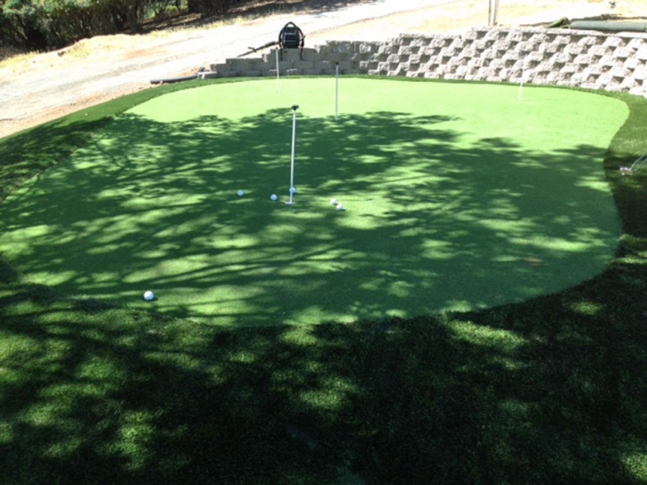 Green Lawn Garnet, California Putting Green Flags, Small Backyard Ideas