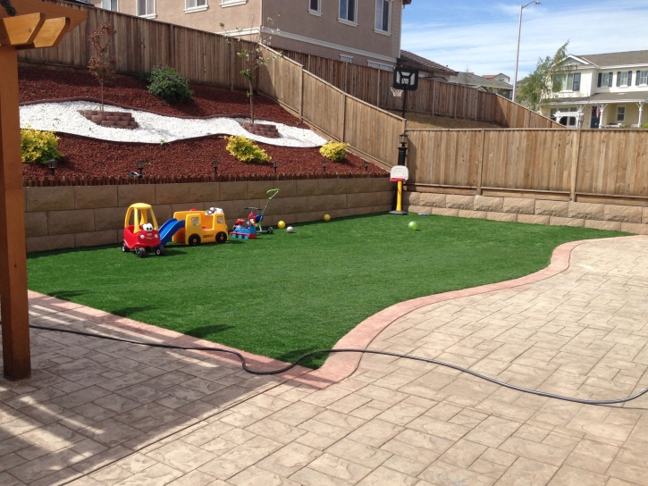 Synthetic Turf Highgrove, California Upper Playground, Backyard Design